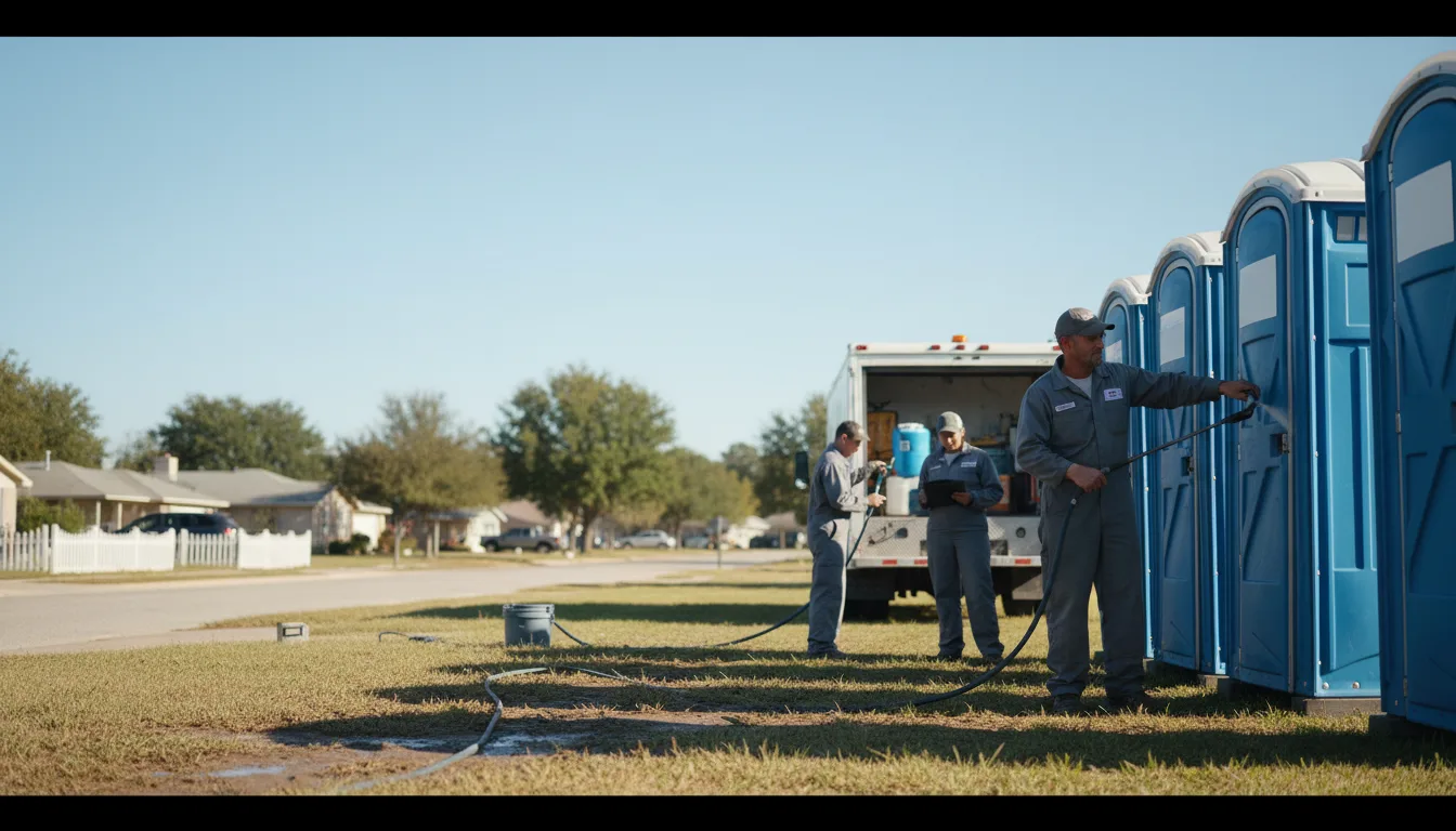 Long-Term Portable Toilet Rental in Mclain, MS near me